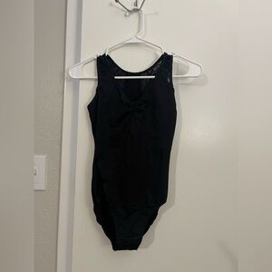 Black Sleeveless lace Ballet Leotard S
